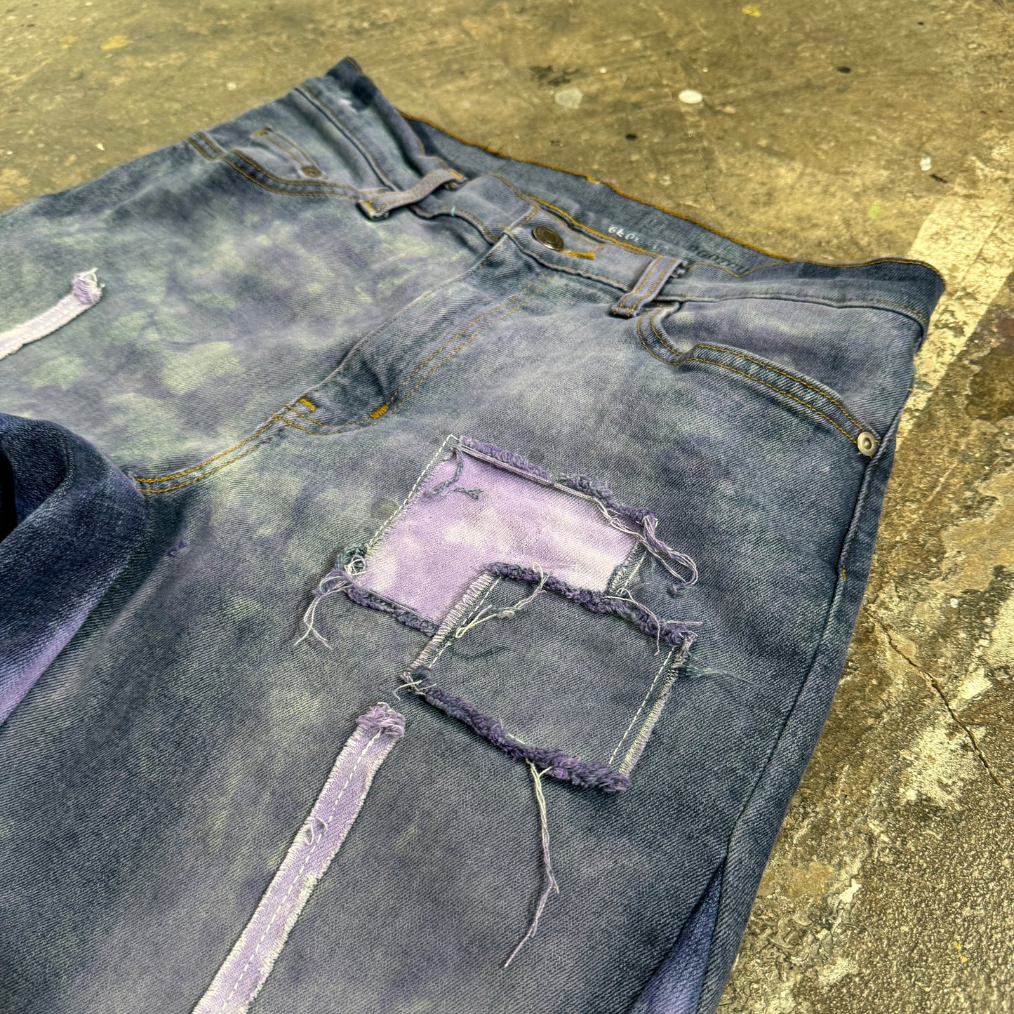 INDIGO JORTS - SIZE 30