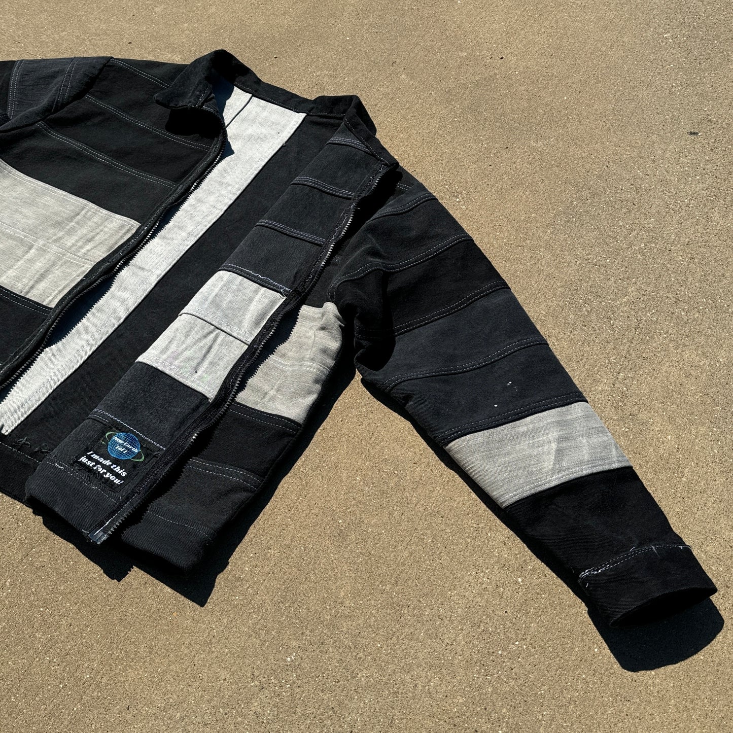 GRAPHITE DENIM JACKET - XL